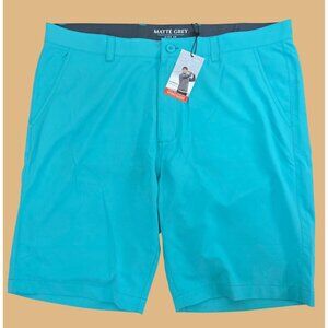 Matte Grey Wayfarer Tortoise Golf Shorts 38 NEW NWT
